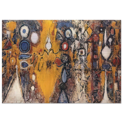 Number 1 - Richard Pousette-Dart Brushed Aluminum Print - 70x100 cm / 28x40 inches | Richard Pousette-Dart Aluminum Print | Richard Pousette-Dart Prints