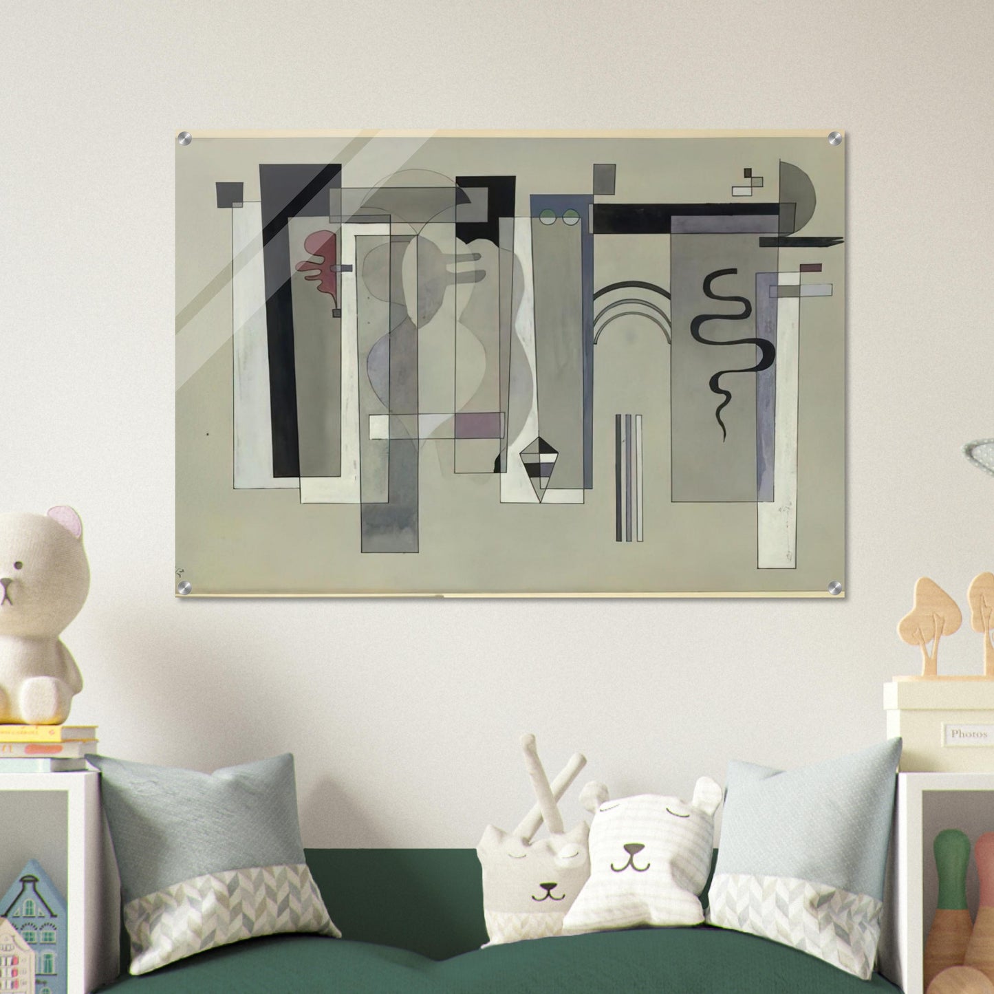 SURFACES MEETING 1934 - Wassily Kandinsky Acrylic Print - 70x100 cm / 28x40″ inches | Wassily Kandinsky Wall Art | Wassily Kandinsky Prints
