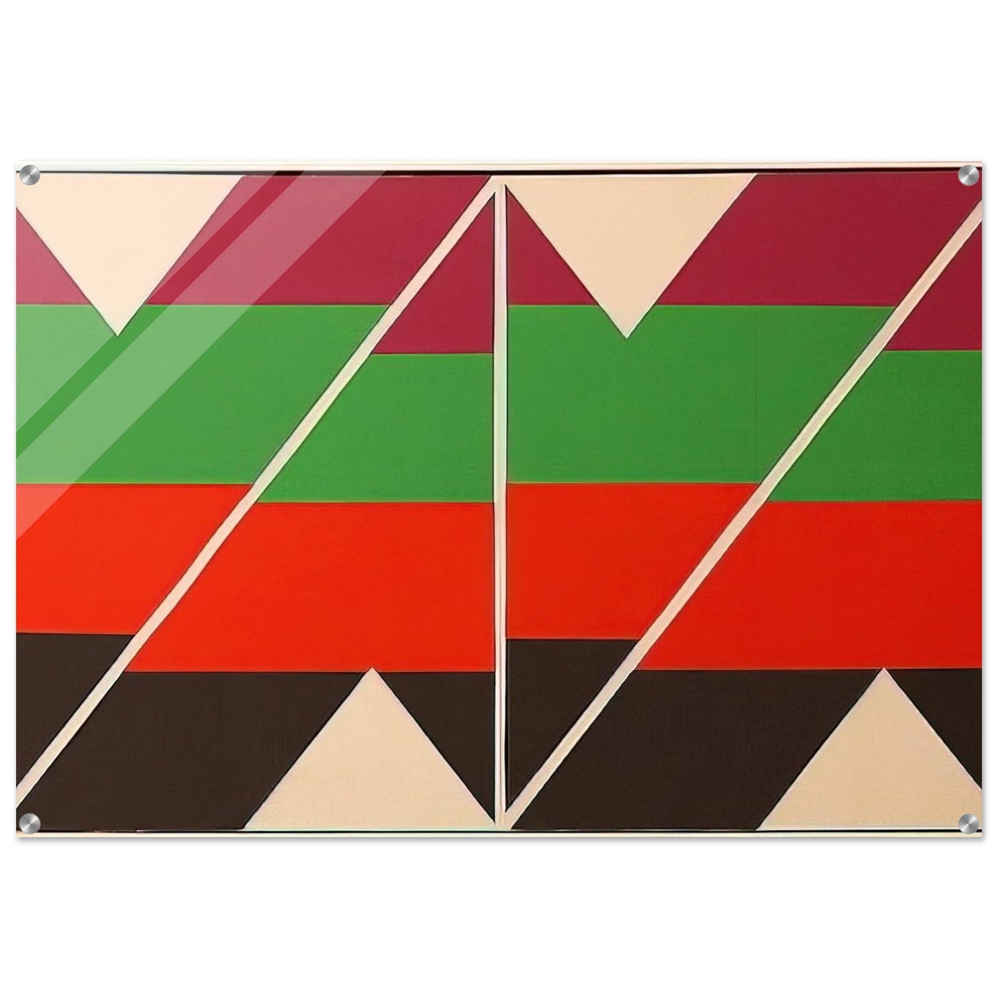 Scissors Jack - 1974 - Larry Zox Acrylic Print - 70x100 cm / 28x40″ inches