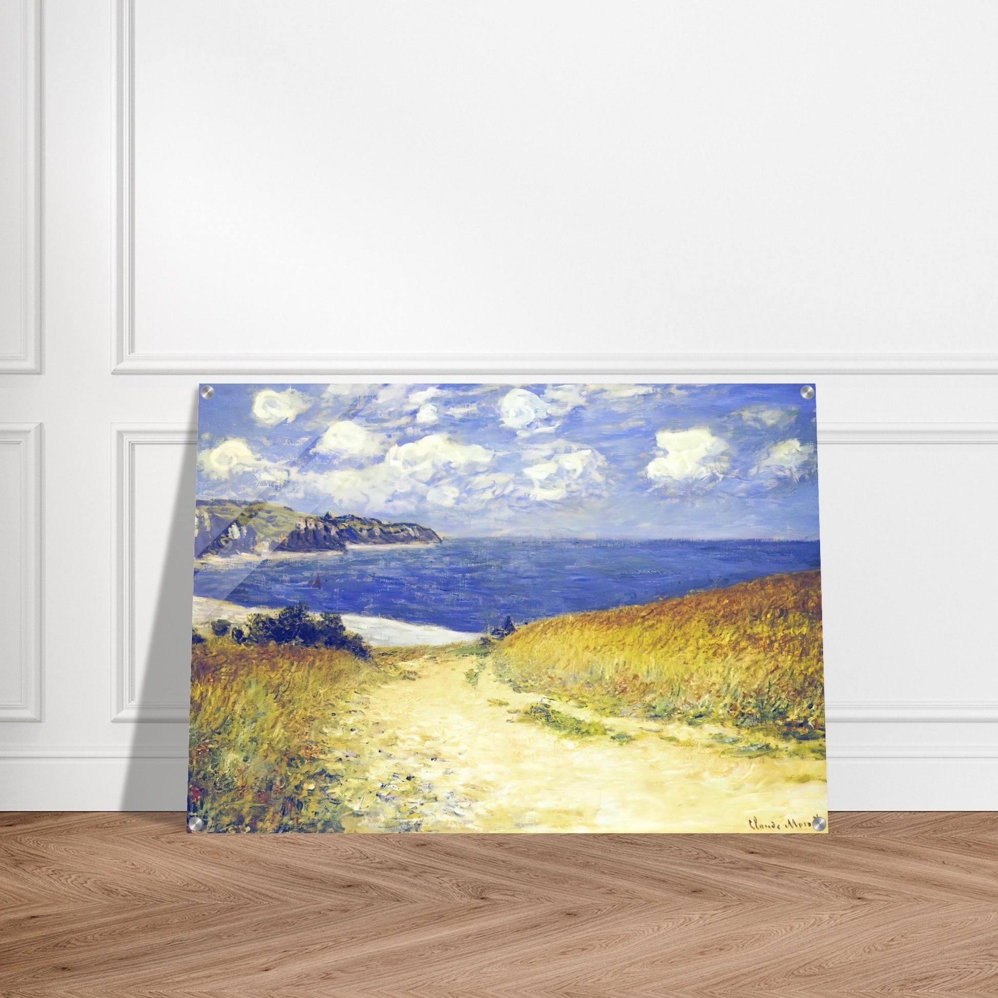 Alley near Pourville - claude monet Acrylic Print - 70x100 cm / 28x40″ inches