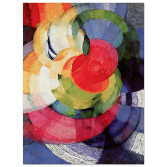 Frantisek Kupka - Disks of Newton, Study for Fugue in Two Colors  75x100 cm / 30x40inches Fine Art Poster