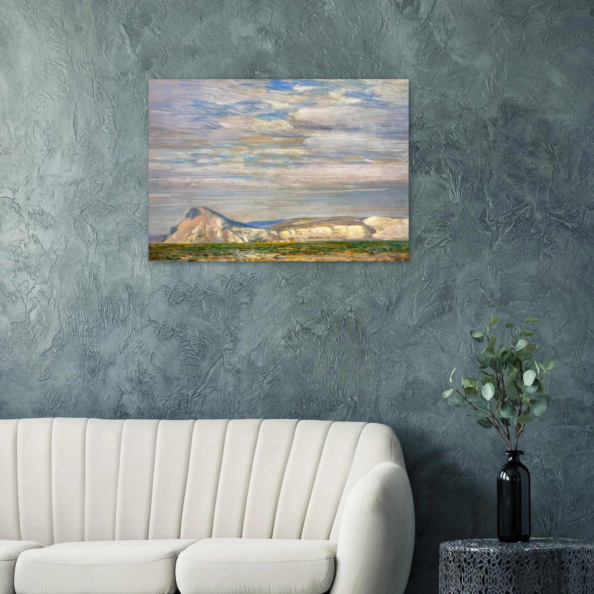 Harney Desert No. 20 - Childe Hassam Brushed Aluminum Print - 70x100 cm / 28x40 inches | Childe Hassam Aluminum Print | Childe Hassam Prints