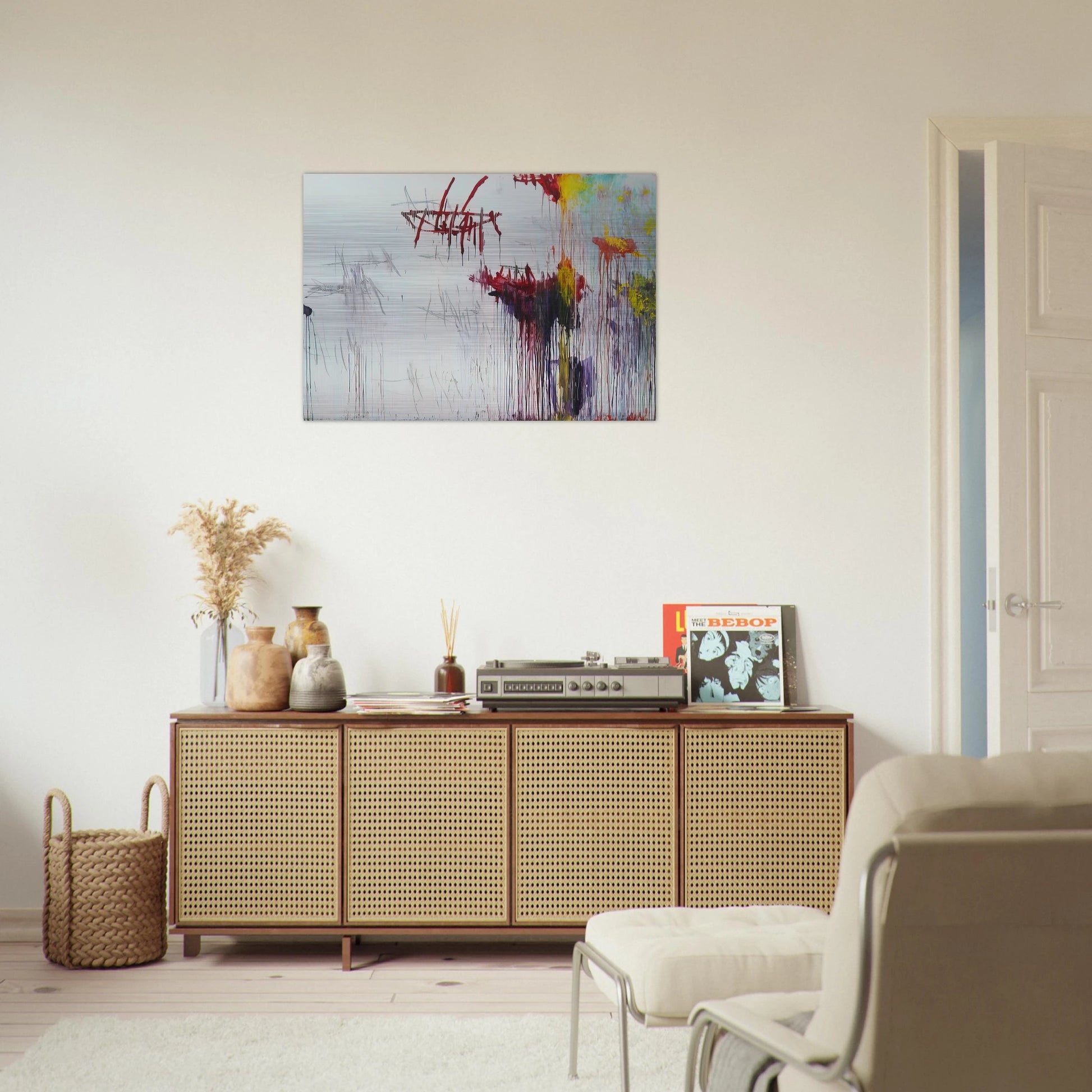 Lepanto, Part VI - Cy Twombly Brushed Aluminum Print - 70x100 cm / 28x40 inches | Cy Twombly Aluminum Print | Cy Twombly Prints