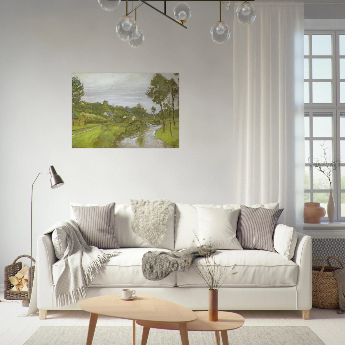 LANDSCAPE LESQUIELLES ST GERMAIN 1903 - Henri Matisse Brushed Aluminum Print - 70x100 cm / 28x40 inches | Henri Matisse Aluminum Print | Henri Matisse Prints