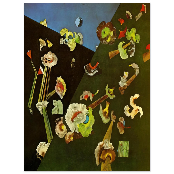 Max Ernst - Snow Flowers  75x100 cm / 30x40inches Fine Art Poster