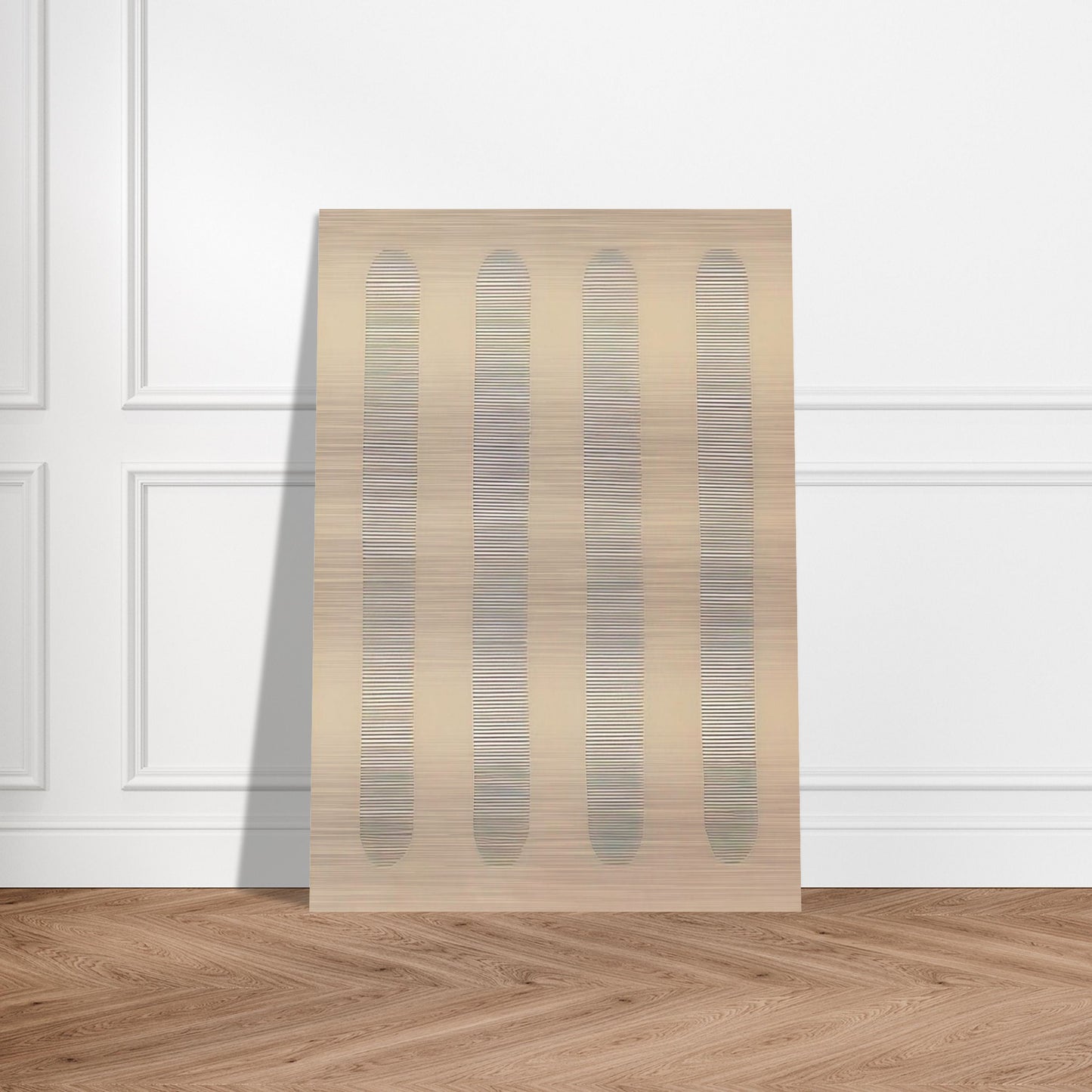 Columns - Agnes Martin Brushed Aluminum Print - 70x100 cm / 28x40 inches | Agnes Martin Aluminum Print | Agnes Martin Prints
