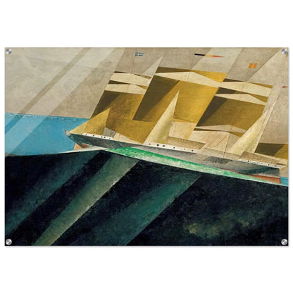 MID OCEAN 1937 - Lyonel Feininger Acrylic Print - 70x100 cm / 28x40″ inches