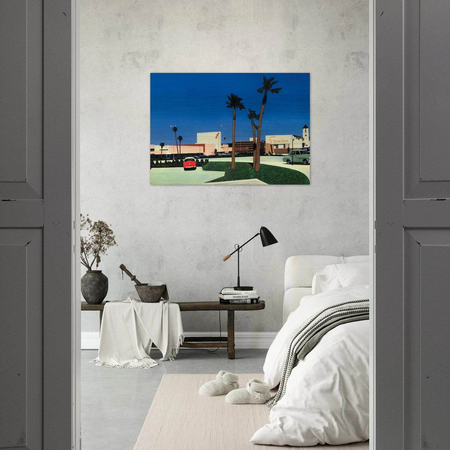 In the beginning Stonestown - Hiroshi Nagai Brushed Aluminum Print - 70x100 cm / 28x40 inches | Hiroshi Nagai Aluminum Print | Hiroshi Nagai Prints