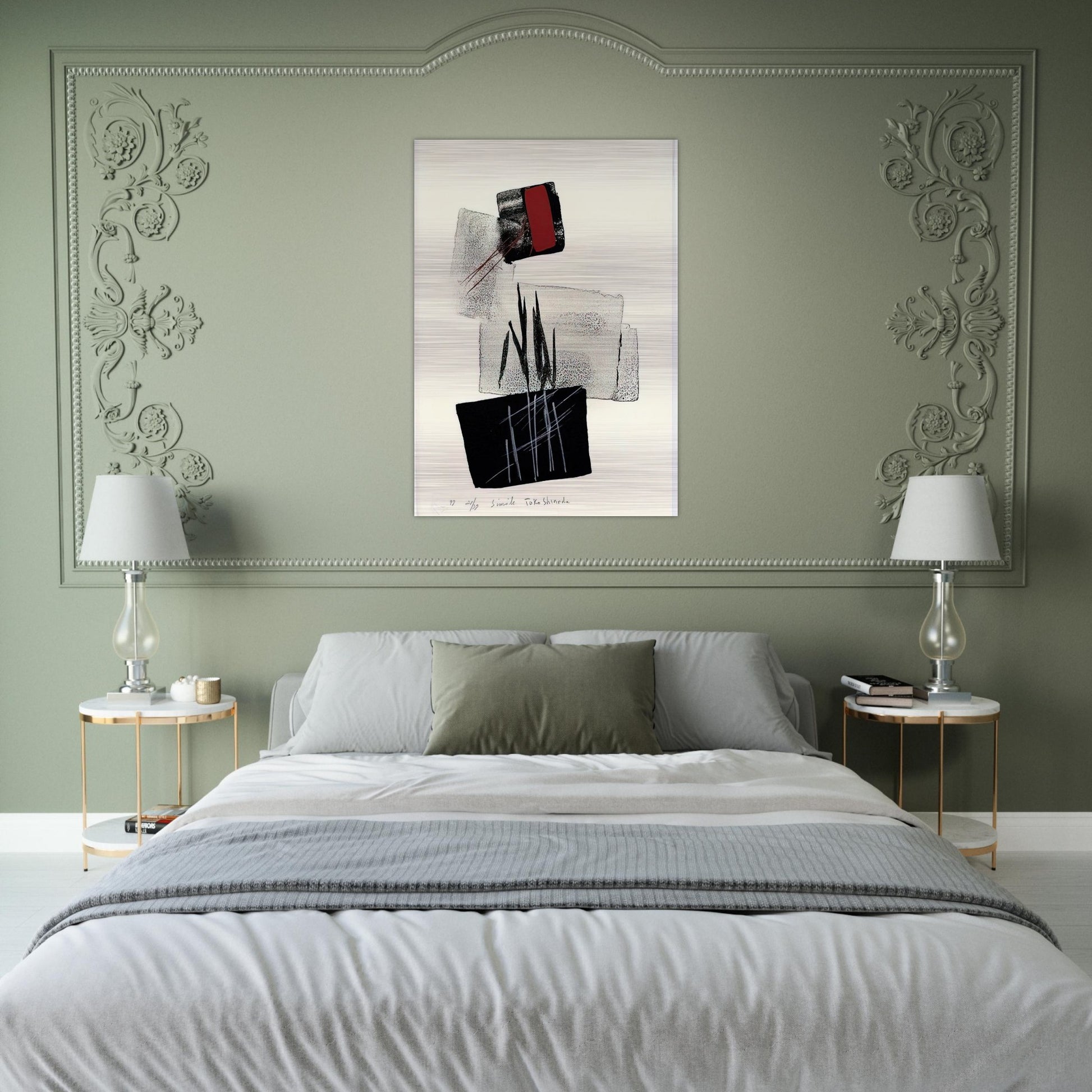 Simile - 1997 - Toko Shinoda Brushed Aluminum Print - 70x100 cm / 28x40 inches | Toko Shinoda Aluminum Print | Toko Shinoda Prints