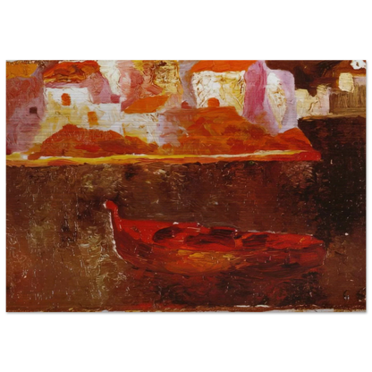 PUNTA ES BALUARD DE LA RIBA D EN PITXOT 1919 - Salvador Dali Brushed Aluminum Print - 70x100 cm / 28x40 inches | Salvador Dali Aluminum Print | Salvador Dali Prints