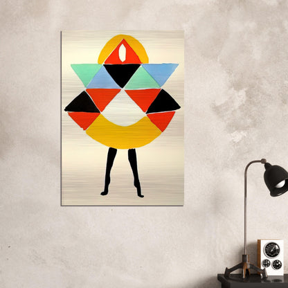 TERK - Sonia Delaunay Brushed Aluminum Print - 70x100 cm / 28x40 inches | Sonia Delaunay Aluminum Print | Sonia Delaunay Prints