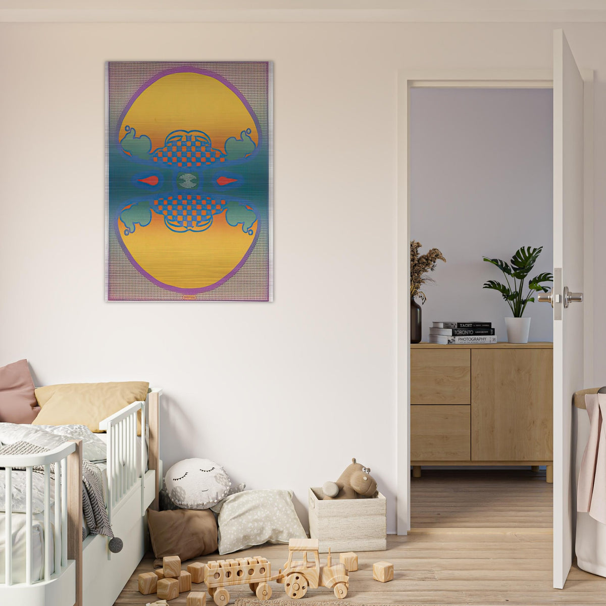 1 2 3 INFINITY THE CONTEMPORARIES 1967 - Peter Max Brushed Aluminum Print - 70x100 cm / 28x40 inches | Peter Max Aluminum Print | Peter Max Prints