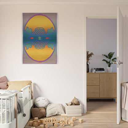 1 2 3 INFINITY THE CONTEMPORARIES 1967 - Peter Max Brushed Aluminum Print - 70x100 cm / 28x40 inches | Peter Max Aluminum Print | Peter Max Prints