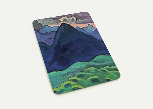 BLAUER KEGELBERG 1930 By Gabriele Munter Pack of 10 Post Cards | Gabriele Munter Post Cards | A6 (10.5 x 14.8 cm) - 4.1 x 5.8 inches