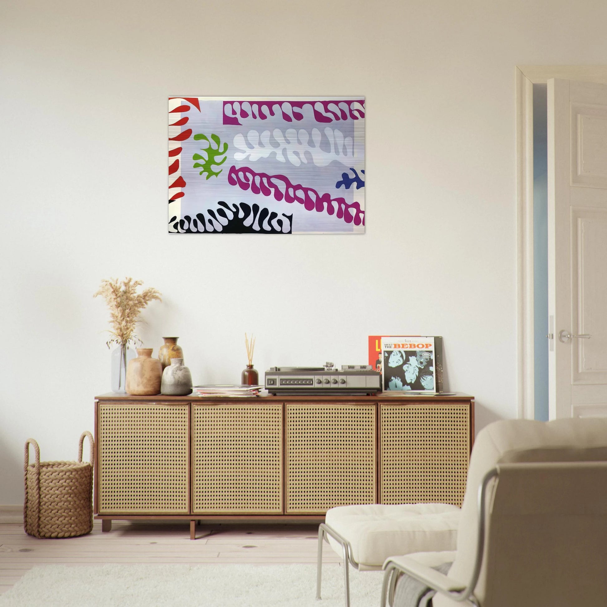 CUT OUTS 1 - Henri Matisse Brushed Aluminum Print - 70x100 cm / 28x40 inches | Henri Matisse Aluminum Print | Henri Matisse Prints