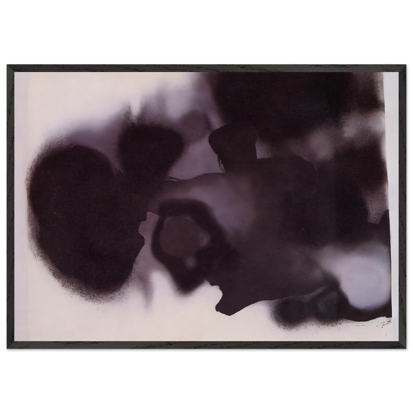 THE CLOUD 1986 - Victor Pasmore 70x100 cm / 28x40 inches Framed Art Print – Black Wooden Frame