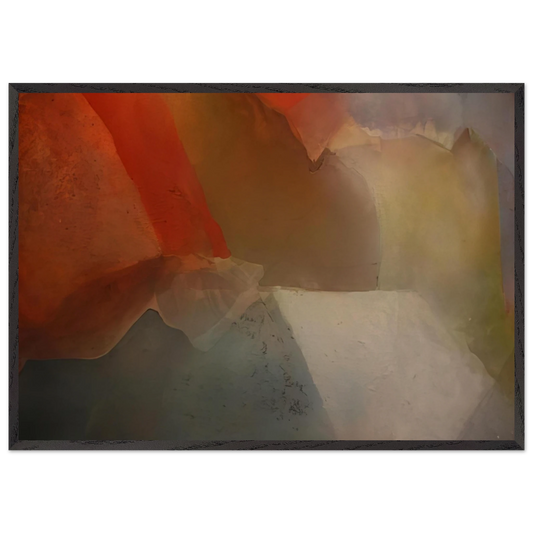 Manitou - 1971 - Stephen Mueller 70x100 cm / 28x40 inches Framed Art Print – Black Wooden Frame