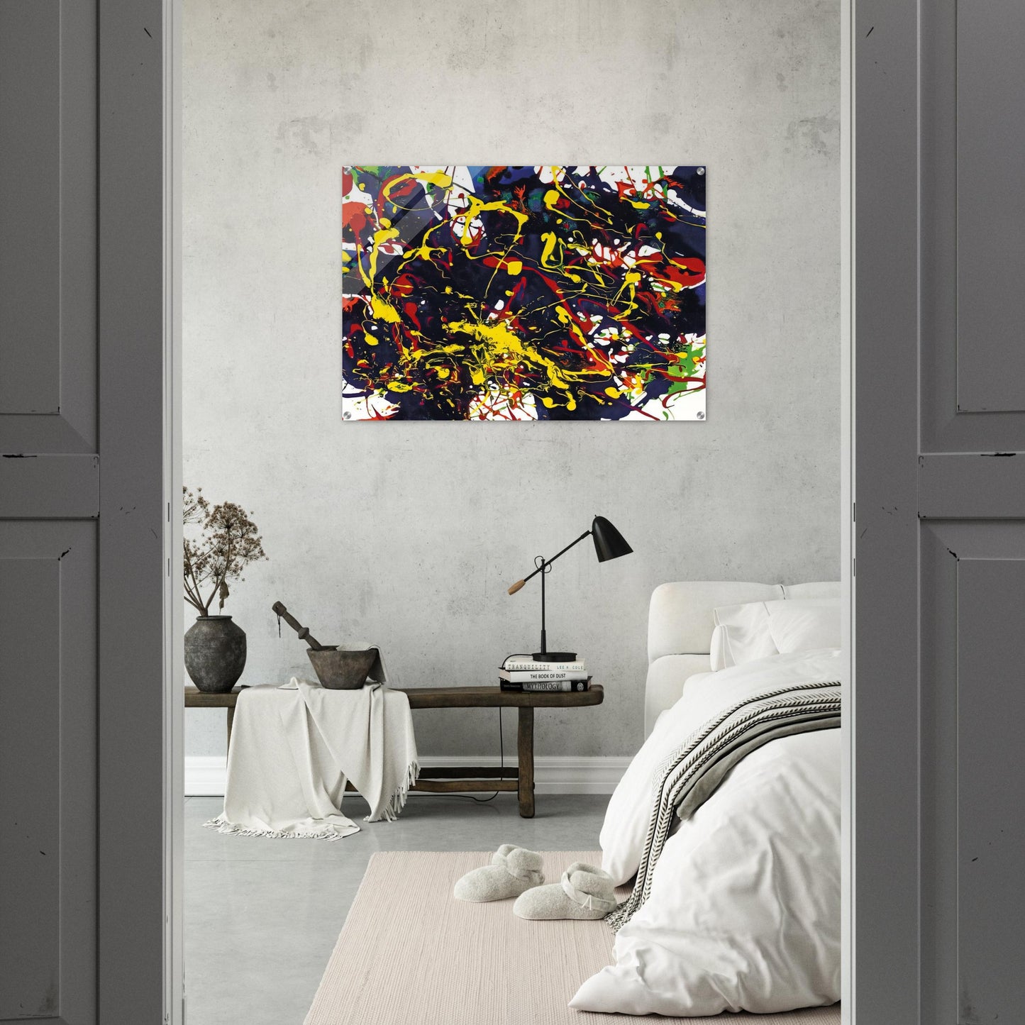 Untitled  SFP94-79  SFF 1755  - Sam Francis Acrylic Print - 70x100 cm / 28x40″ inches