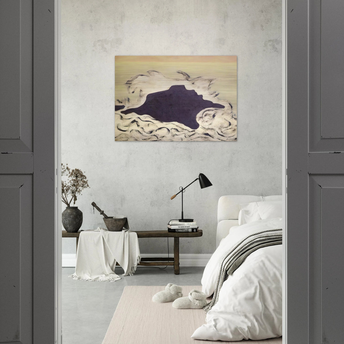Advancing Sea - 1953 - Milton Avery Brushed Aluminum Print - 70x100 cm / 28x40 inches | Milton Avery Aluminum Print | Milton Avery Prints