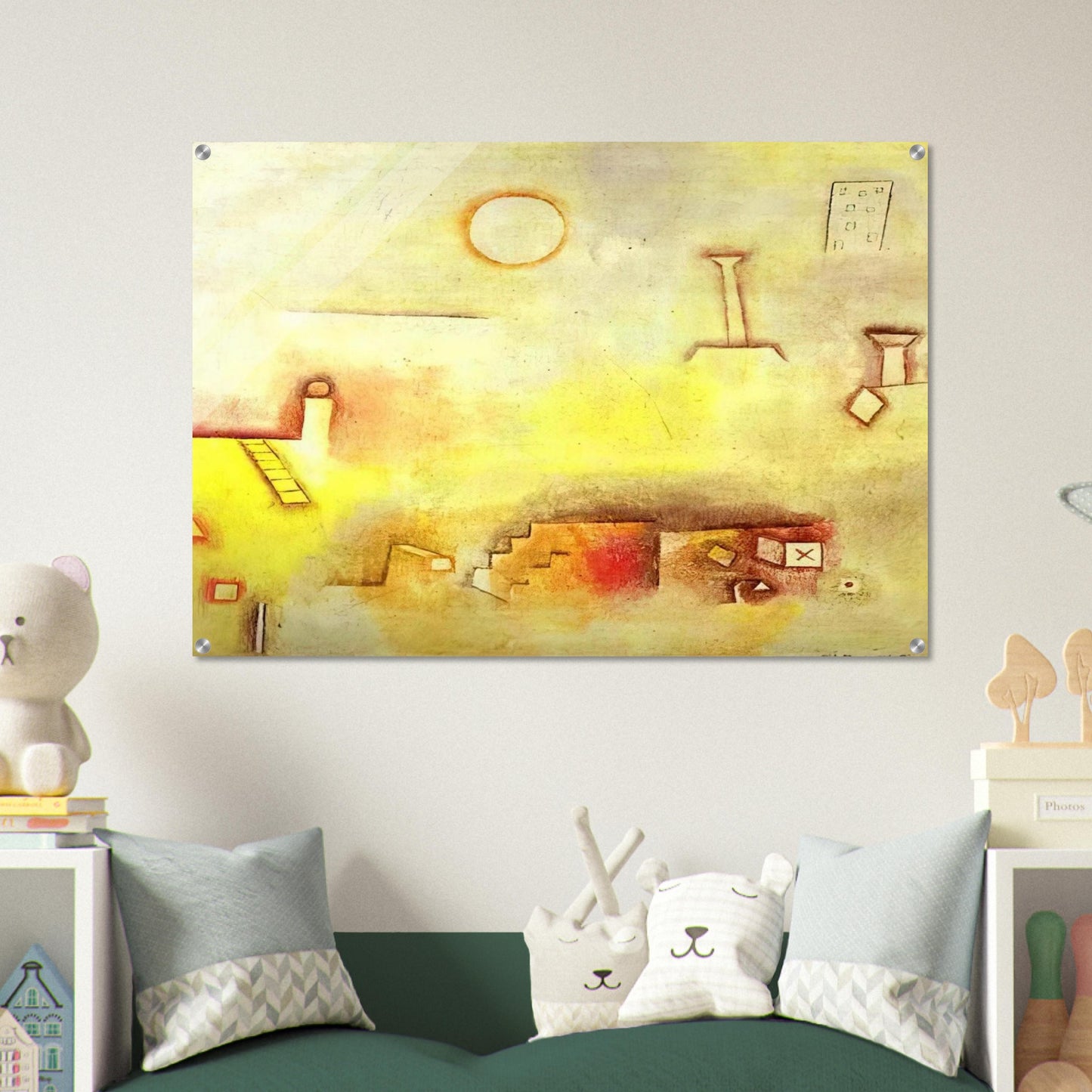RECONSTRUCTING 1926 - Paul Klee Acrylic Print - 70x100 cm / 28x40″ inches