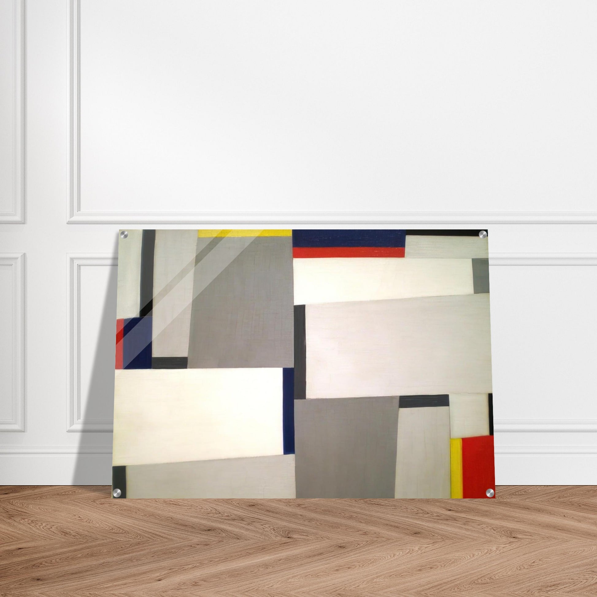Relational Painting #73 - 1954 - Fritz Glarner Acrylic Print - 70x100 cm / 28x40″ inches