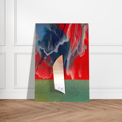 Plow - Sam Gilliam Brushed Aluminum Print - 70x100 cm / 28x40 inches | Sam Gilliam Aluminum Print | Sam Gilliam Prints