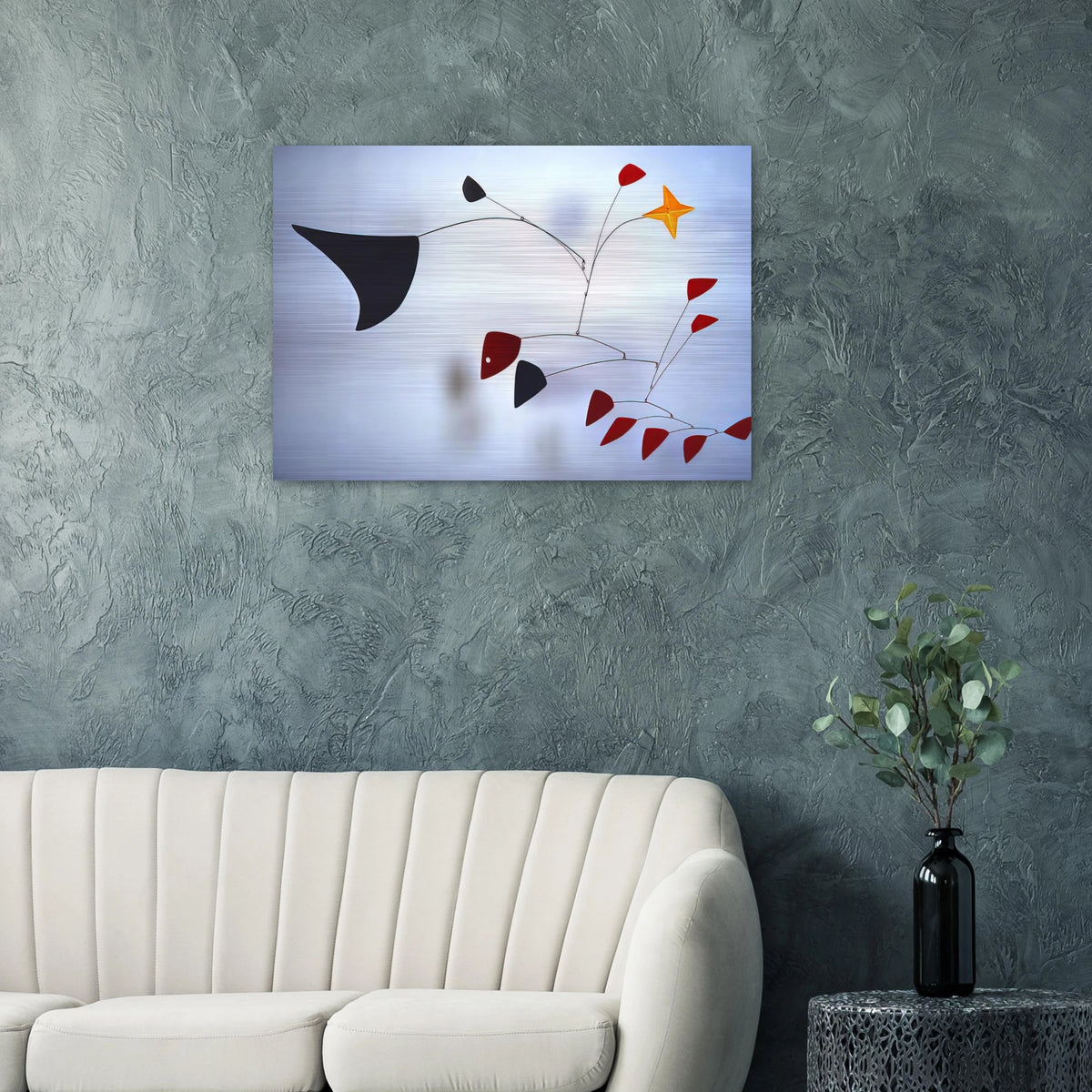THE STAR 1960 - Alexander Calder Brushed Aluminum Print - 70x100 cm / 28x40 inches | Alexander Calder Aluminum Print | Alexander Calder Prints