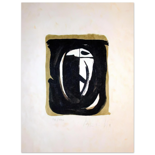 Bram van Velde - Untitled - 1975  75x100 cm / 30x40inches Fine Art Poster