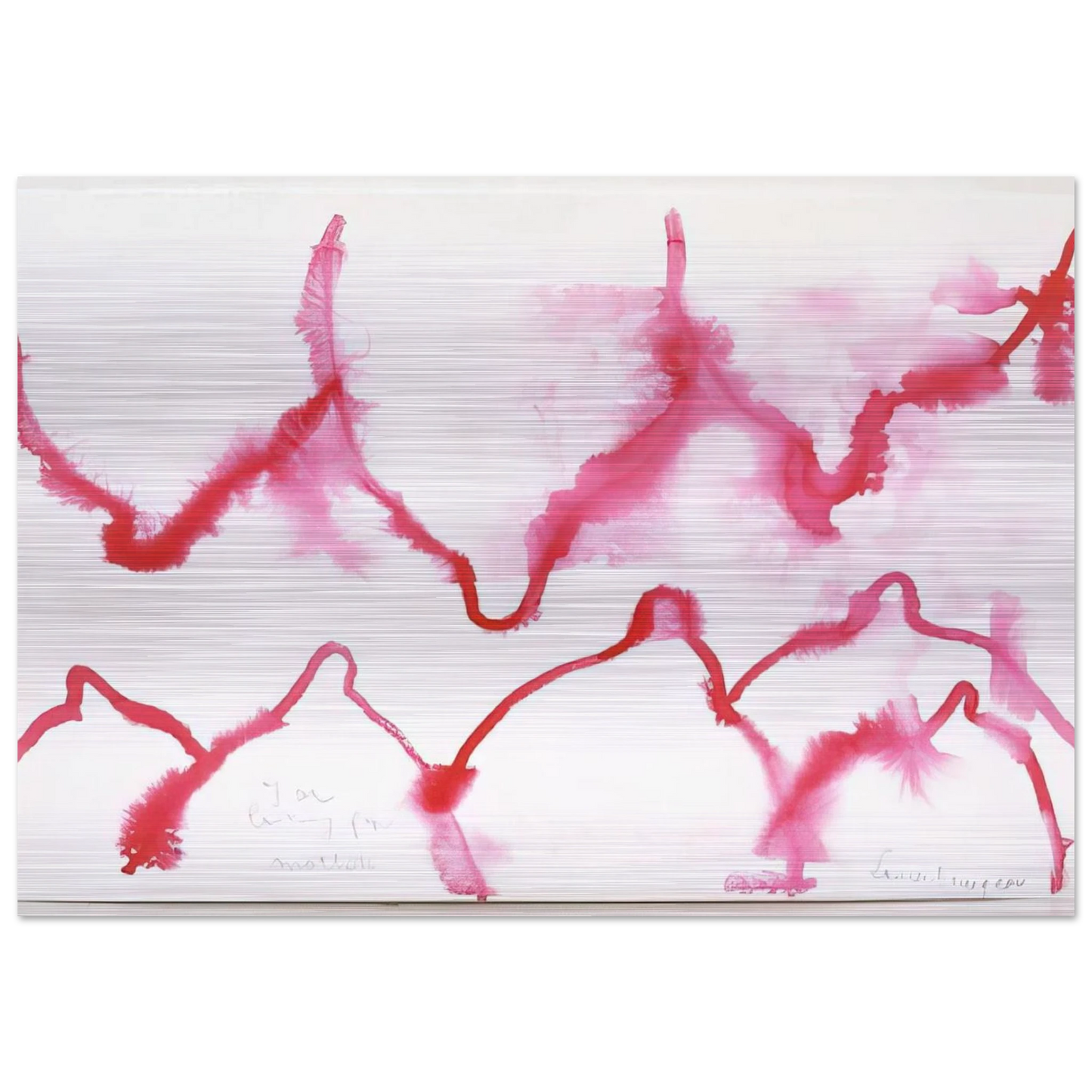 I AM LOOKING FOR MOTHERS 2007 - Louise Bourgeois Brushed Aluminum Print - 70x100 cm / 28x40 inches | Louise Bourgeois Aluminum Print | Louise Bourgeois Prints
