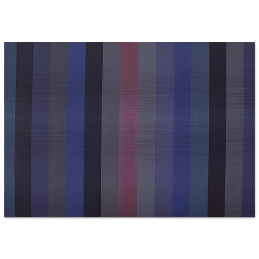 Voodoo - 1984 - Gene Davis Brushed Aluminum Print - 70x100 cm / 28x40 inches | Gene Davis Aluminum Print | Gene Davis Prints