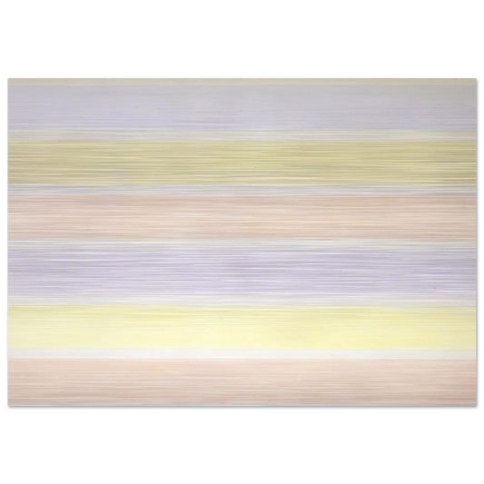 Untitled #6 - Agnes Martin Brushed Aluminum Print - 70x100 cm / 28x40 inches | Agnes Martin Aluminum Print | Agnes Martin Prints