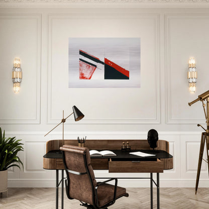 Who knows the beginning and who knows the end I - 1976 - Blinky Palermo Brushed Aluminum Print - 70x100 cm / 28x40 inches | Blinky Palermo Aluminum Print | Blinky Palermo Prints