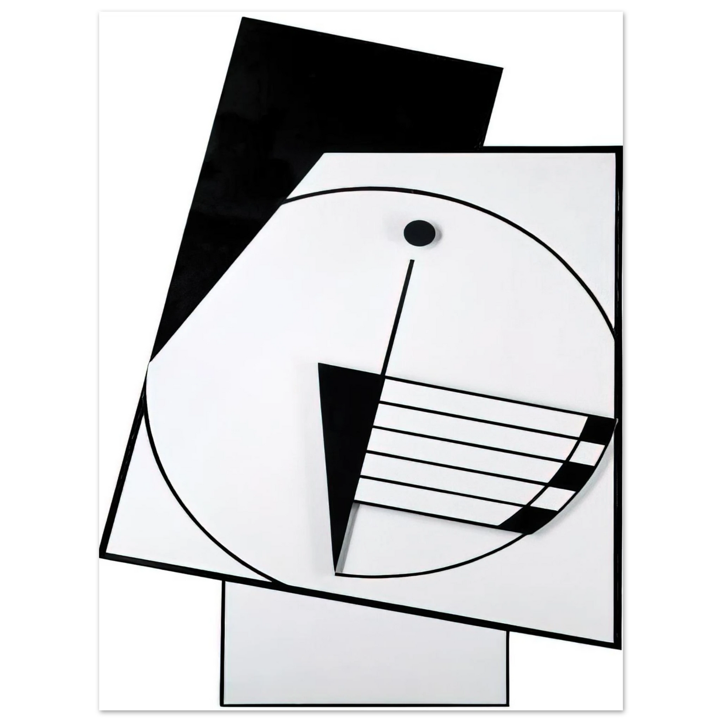 Carmelo Arden Quin - Rythme 3 - 1995  75x100 cm / 30x40inches Fine Art Poster