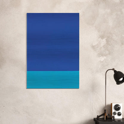 UNTITLED STOFFBILD 1969 - BLINKY PALERMO Brushed Aluminum Print - 70x100 cm / 28x40 inches | BLINKY PALERMO Aluminum Print | BLINKY PALERMO Prints