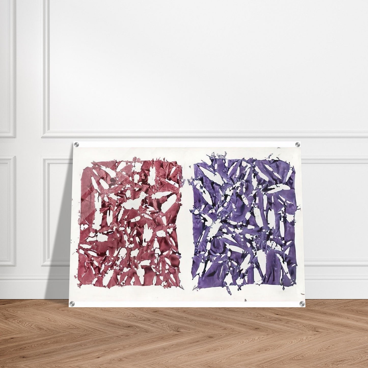 Tabula - 1981 - Simon Hantai Acrylic Print - 70x100 cm / 28x40″ inches