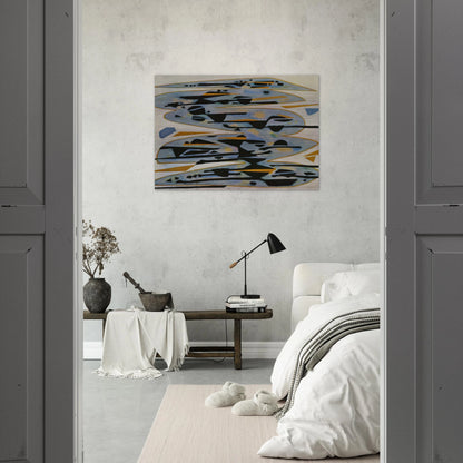Morte eau - 1954 - Alfred Manessier Brushed Aluminum Print - 70x100 cm / 28x40 inches | Alfred Manessier Aluminum Print | Alfred Manessier Prints