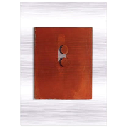 TABLETTENBILD 1966 - BLINKY PALERMO Brushed Aluminum Print - 70x100 cm / 28x40 inches | BLINKY PALERMO Aluminum Print | BLINKY PALERMO Prints