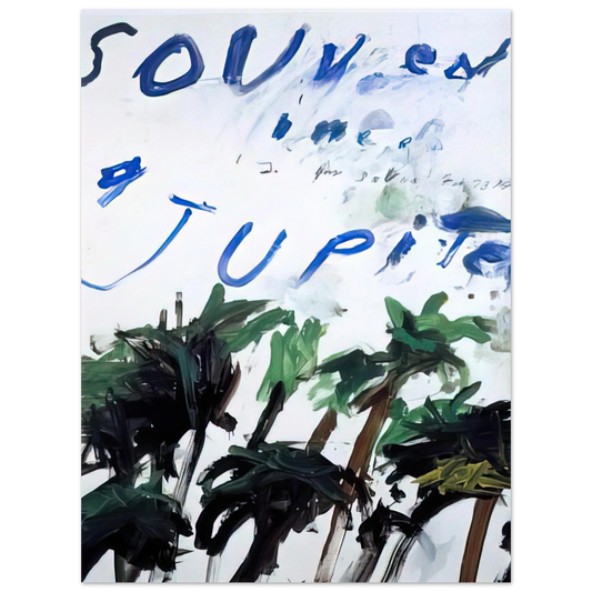 Cy Twombly - Souvenir  75x100 cm / 30x40inches Fine Art Poster