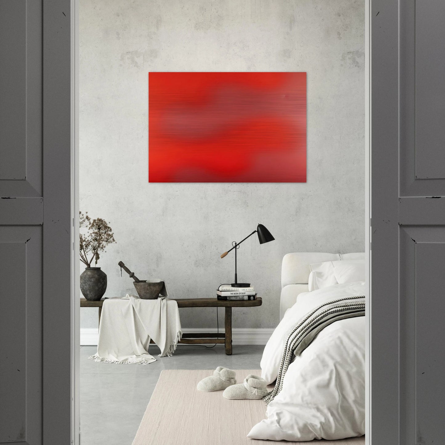 SU-20 - 1973 - Wojciech Fangor Brushed Aluminum Print - 70x100 cm / 28x40 inches | Wojciech Fangor Aluminum Print | Wojciech Fangor Prints
