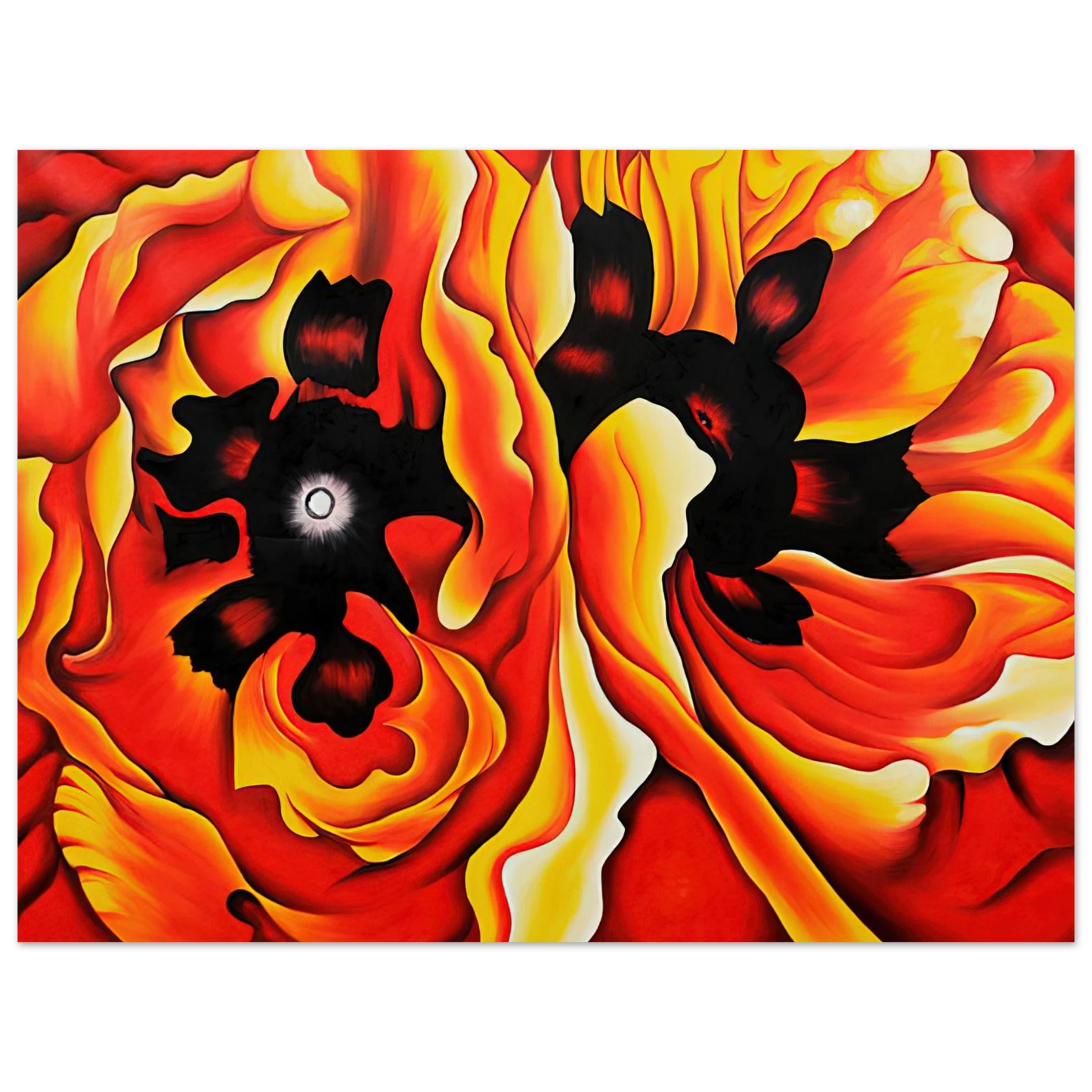 Georgia O'Keeffe - Oriental Poppies II Fine Art Poster