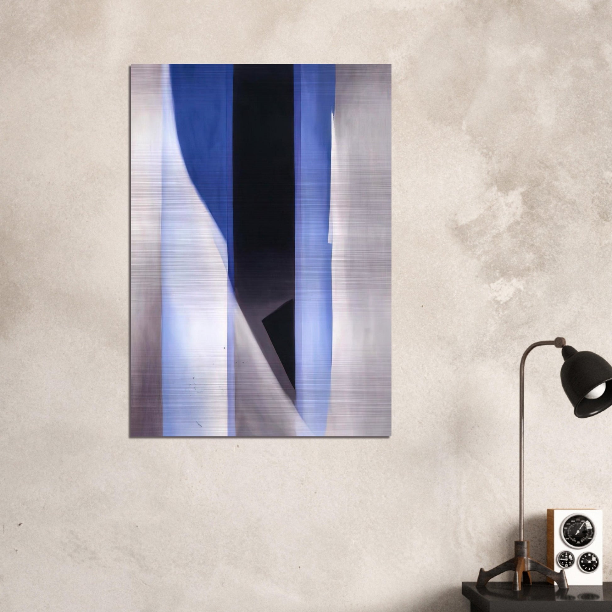 Blue 2 - Georgia O'Keeffe Brushed Aluminum Print - 70x100 cm / 28x40 inches | Georgia O'Keeffe Aluminum Print | Georgia O'Keeffe Prints