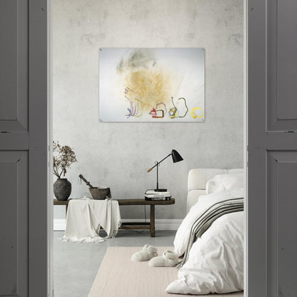 River Rocks and Smoke, #1, 41190 - 1990 - John Cage Acrylic Print - 70x100 cm / 28x40″ inches | John Cage Wall Art | John Cage Prints