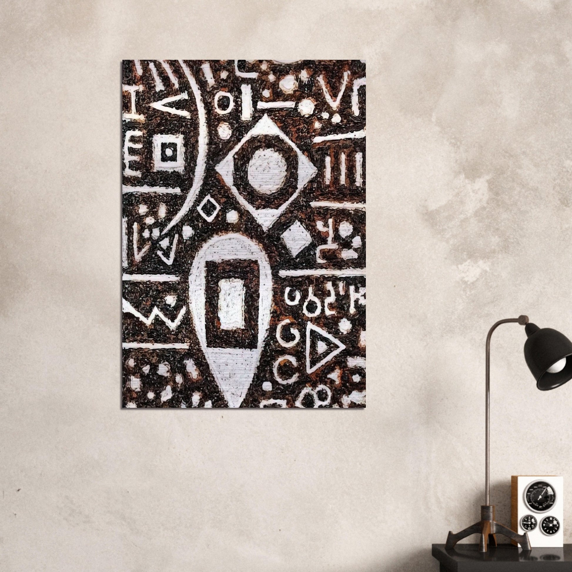 Inbalance of Time - 1992 - Richard Pousette-Dart Brushed Aluminum Print - 70x100 cm / 28x40 inches | Richard Pousette-Dart Aluminum Print | Richard Pousette-Dart Prints