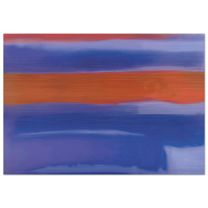 UNTITLED 1980 - Esteban Vicente Brushed Aluminum Print - 70x100 cm / 28x40 inches | Esteban Vicente Aluminum Print | Esteban Vicente Prints
