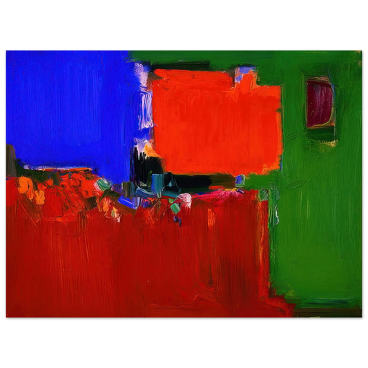 Hans Hofmann - Indian Summer  75x100 cm / 30x40inches Fine Art Poster