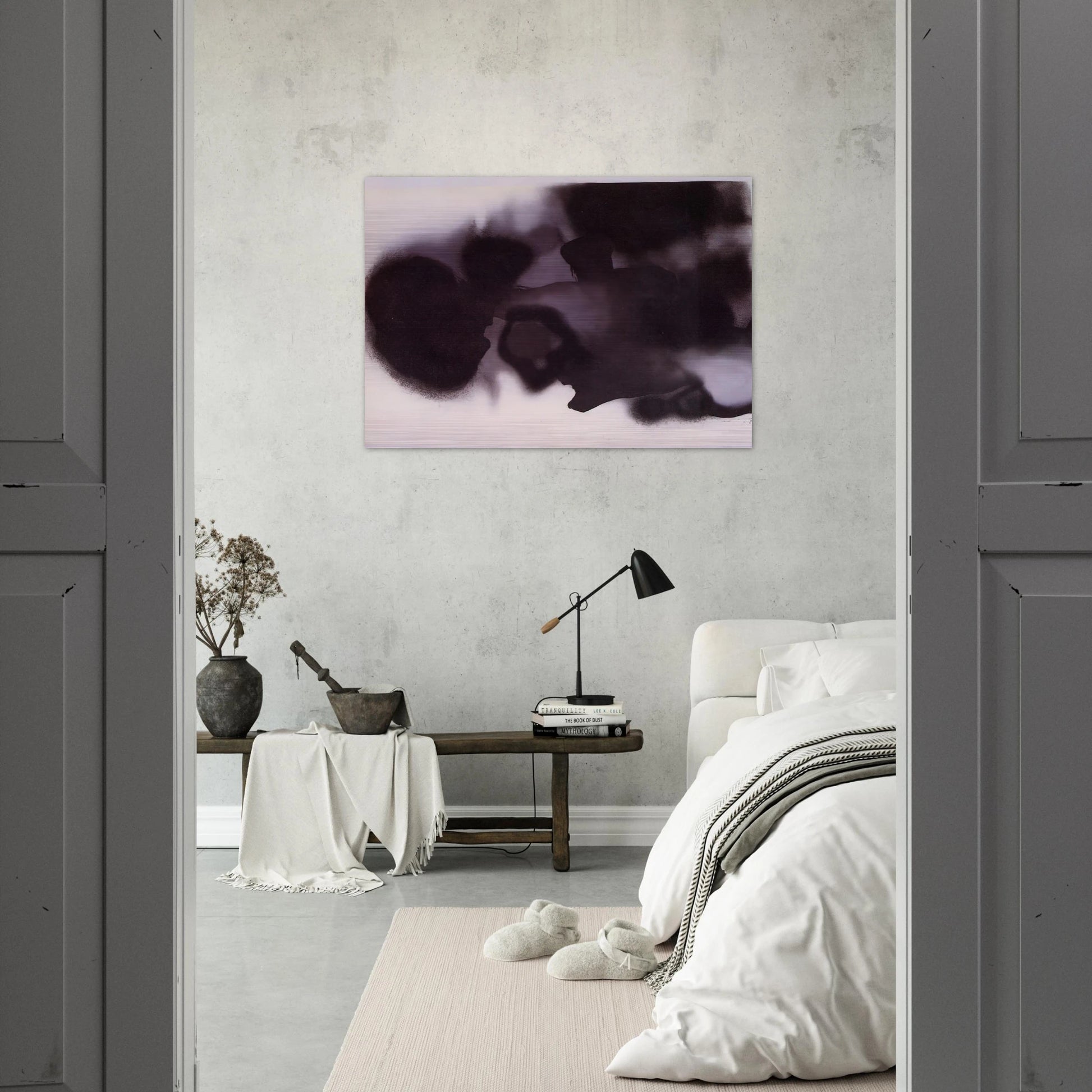 The Cloud - 1986 - Victor Pasmore Brushed Aluminum Print - 70x100 cm / 28x40 inches | Victor Pasmore Aluminum Print | Victor Pasmore Prints