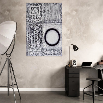 Circle by the Falling Waters - 1980 - Richard Pousette-Dart Art Prints - 100x150 cm / 40x60″ inches | Richard Pousette-Dart Poster | Richard Pousette-Dart Prints