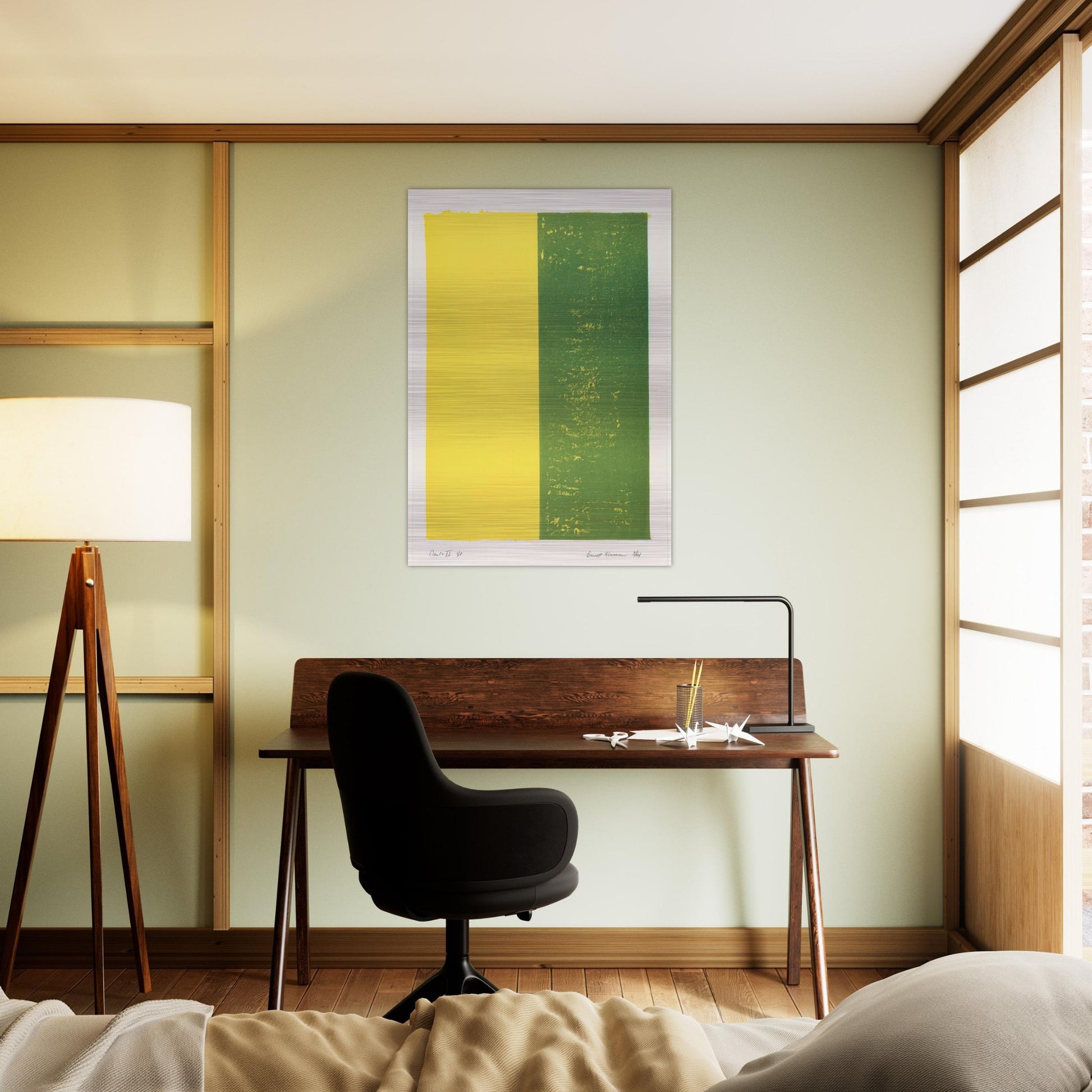 Canto XII - Barnett Newman Brushed Aluminum Print - 70x100 cm / 28x40 inches | Barnett Newman Aluminum Print | Barnett Newman Prints