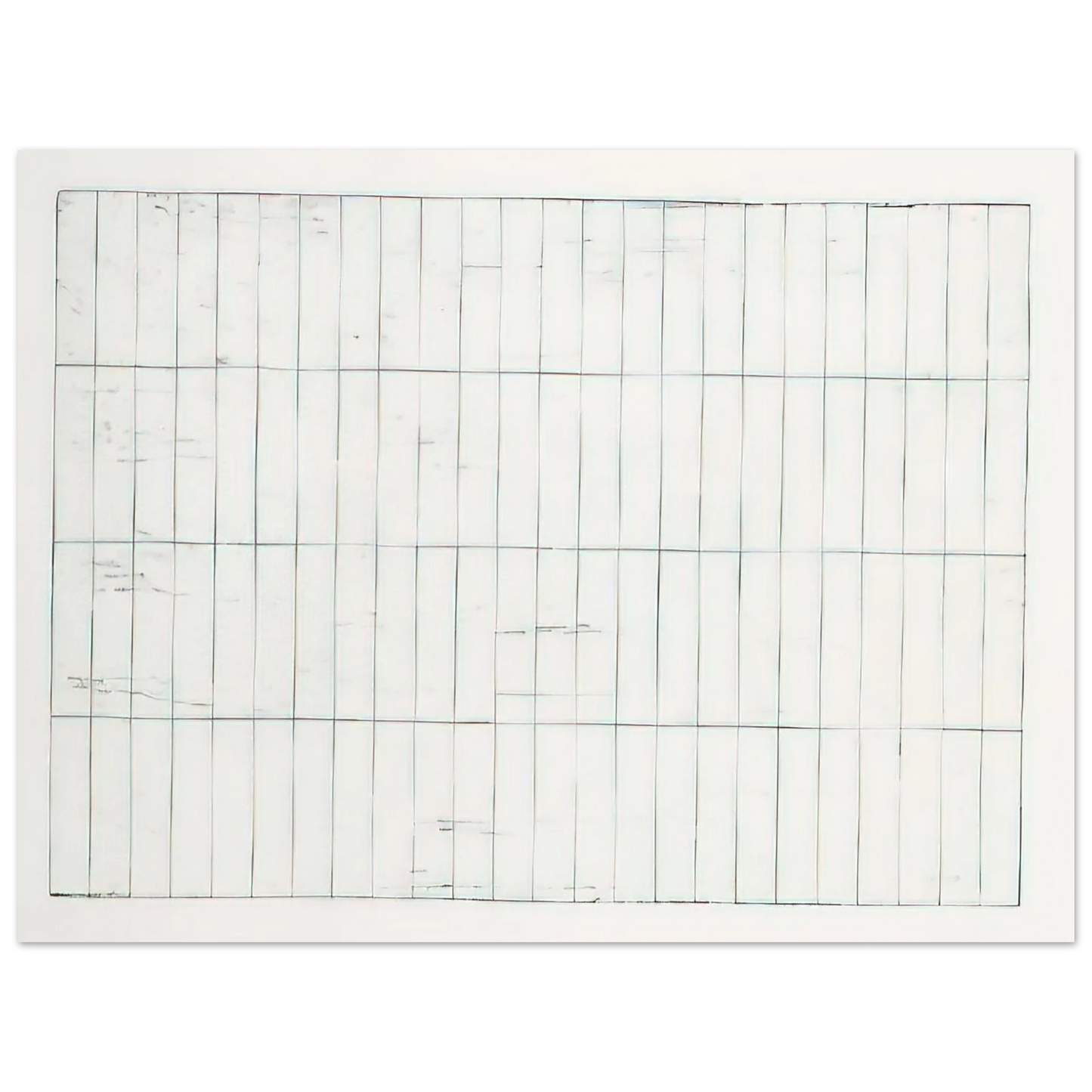 Brice Marden - Grid I Lewison 17 - Minimalism  75x100 cm / 30x40inches Fine Art Poster