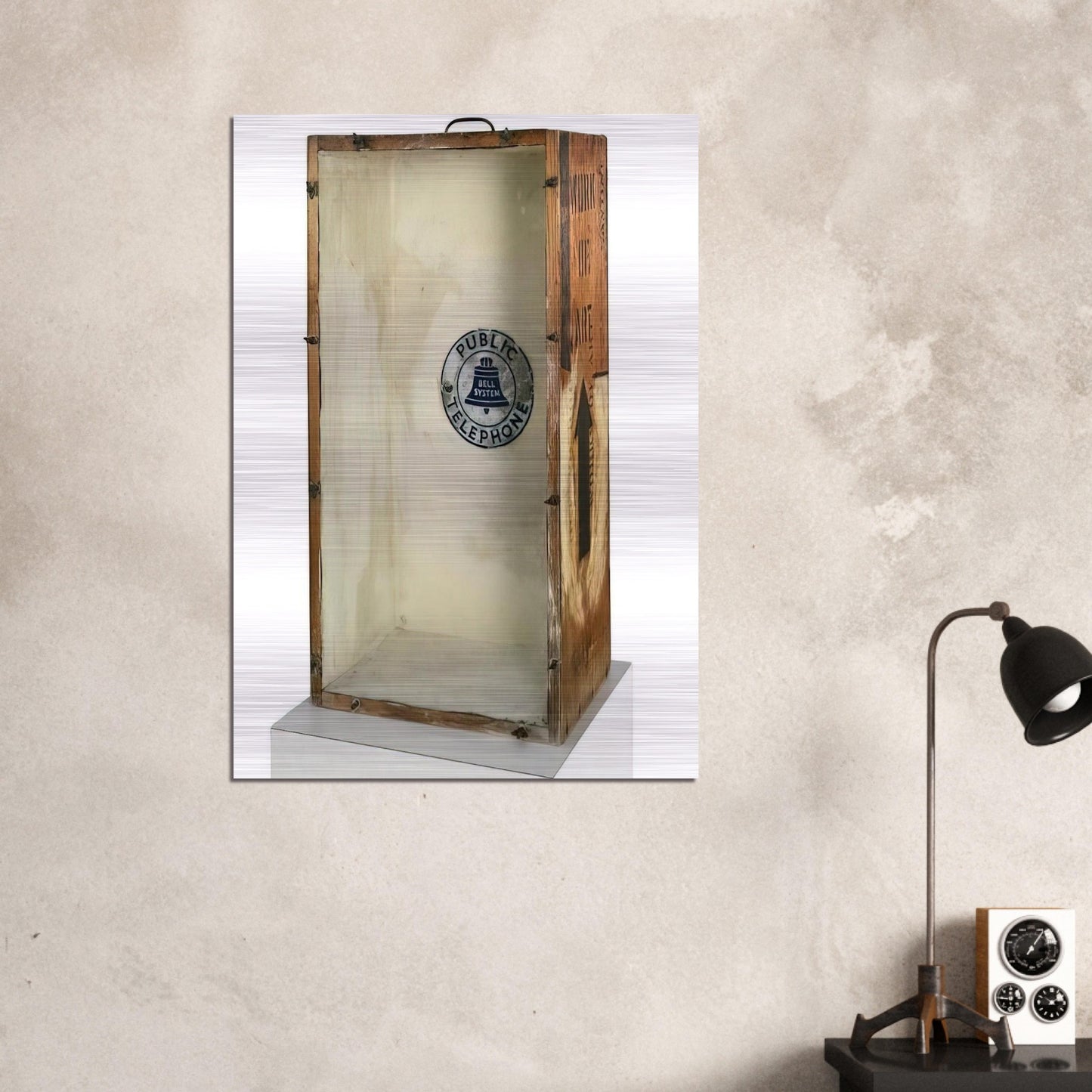 ART BOX 1963 - Robert Rauschenberg Brushed Aluminum Print - 70x100 cm / 28x40 inches | Robert Rauschenberg Aluminum Print | Robert Rauschenberg Prints